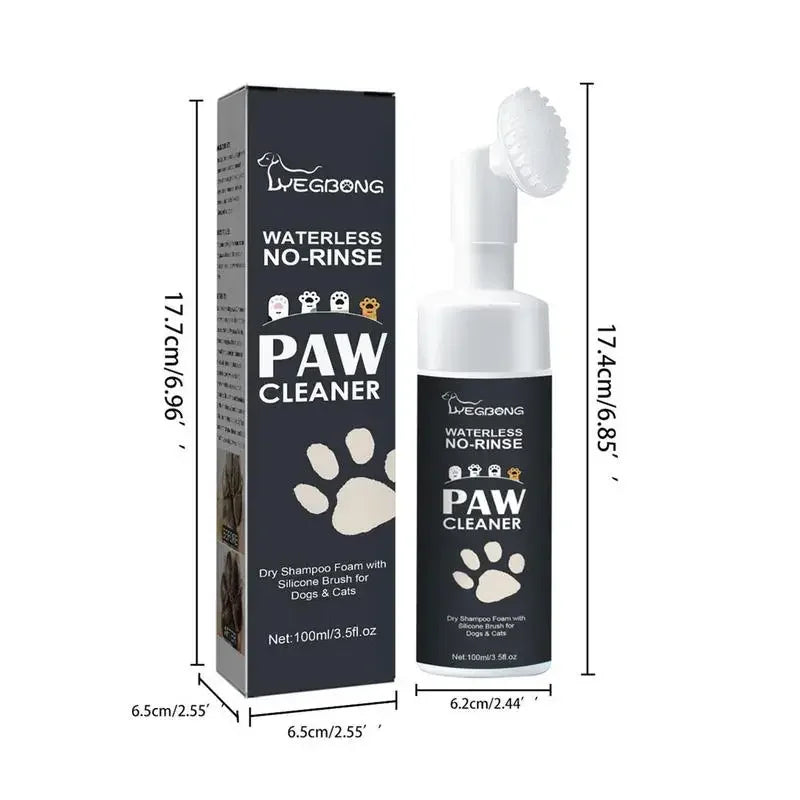 Canova CleanPaw Foam™ Waterless Paw Cleaning Solution with Brush
