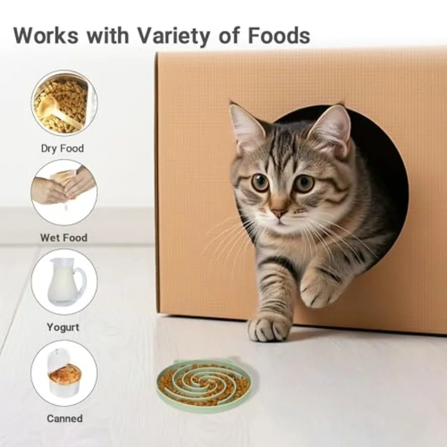Canova SoftSlow™ Silicone Cat Slow Feeder Bowl