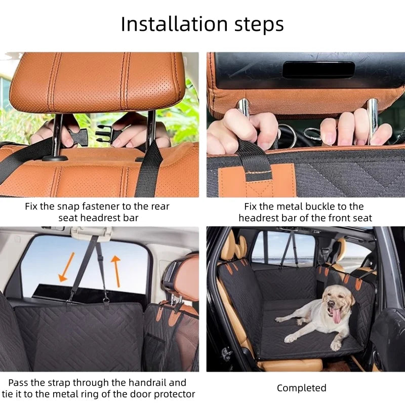 Canova TravelGuard™ Hard Base Dog Car Hammock & Seat Extender