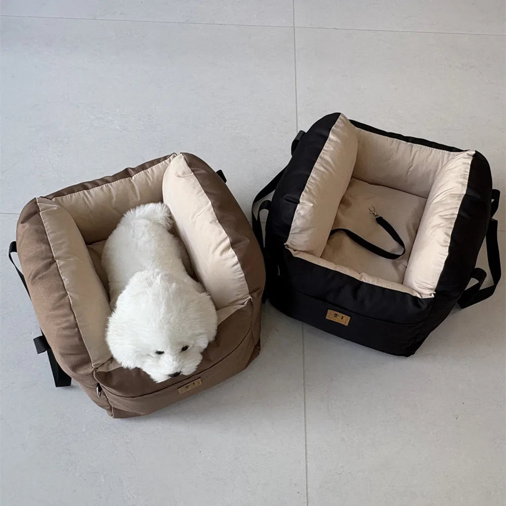 Canova SafeNest™ Dog Car Seat with Safety Belt for Small Dogs