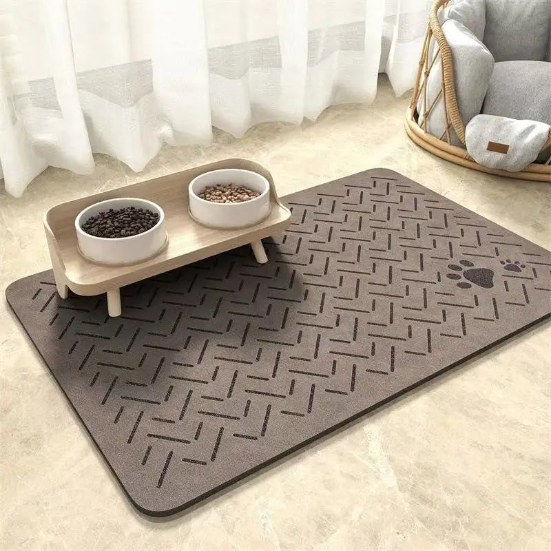 Canova CleanZone™ Absorbent Pet Feeding Mat (Waterproof Base)
