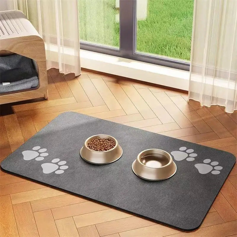 Canova CleanZone™ Absorbent Pet Feeding Mat (Waterproof Base)