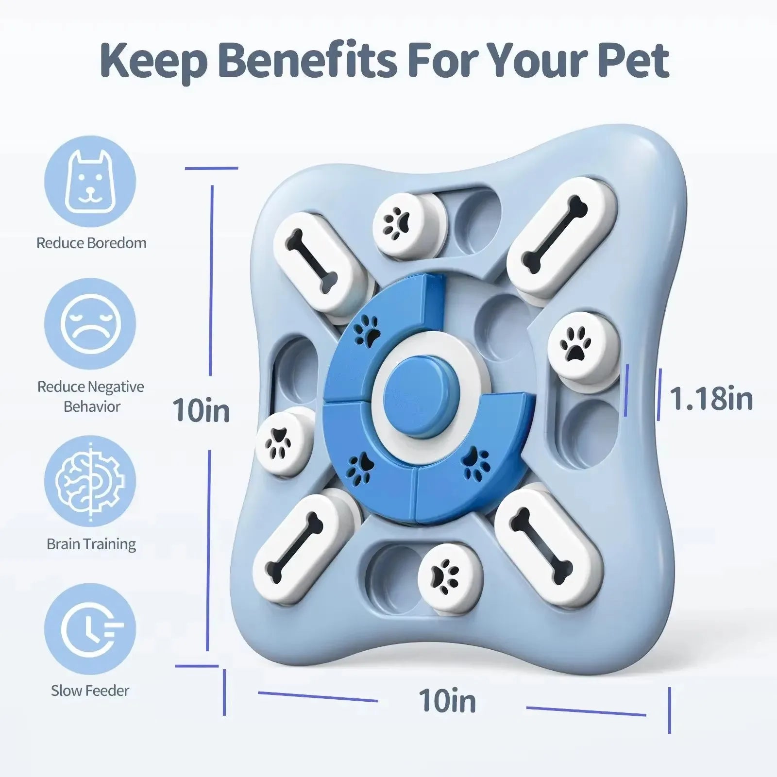 Canova MindQuest™ Interactive Dog IQ Puzzle & Slow Feeder