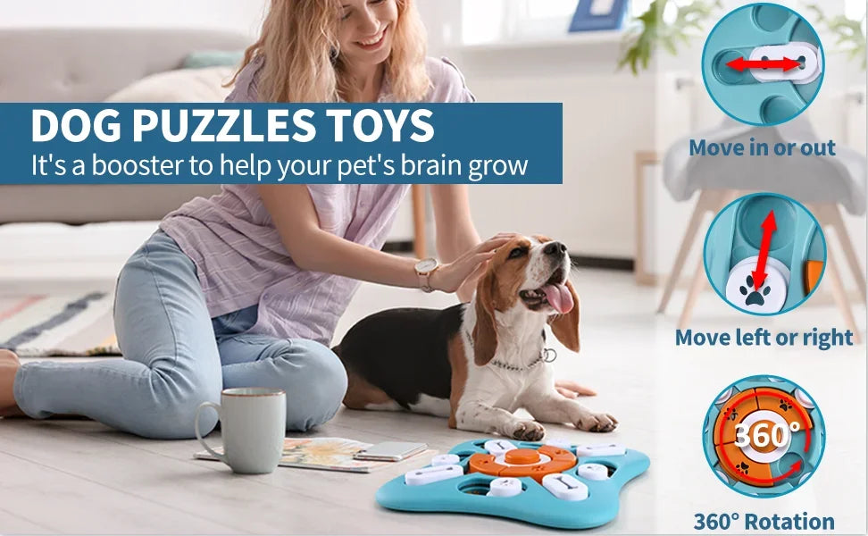 Canova MindQuest™ Interactive Dog IQ Puzzle & Slow Feeder