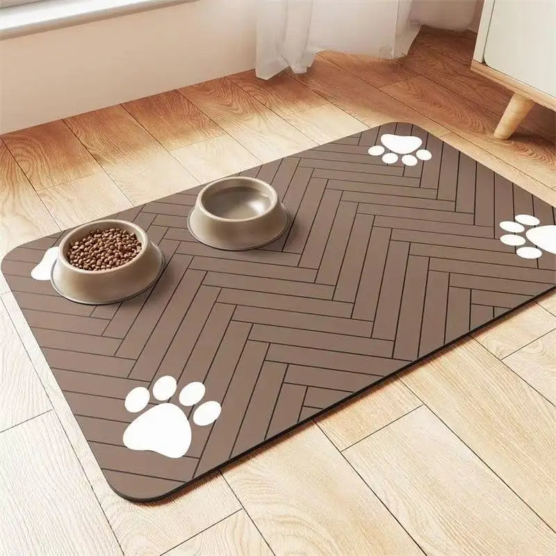 Canova CleanZone™ Absorbent Pet Feeding Mat (Waterproof Base)