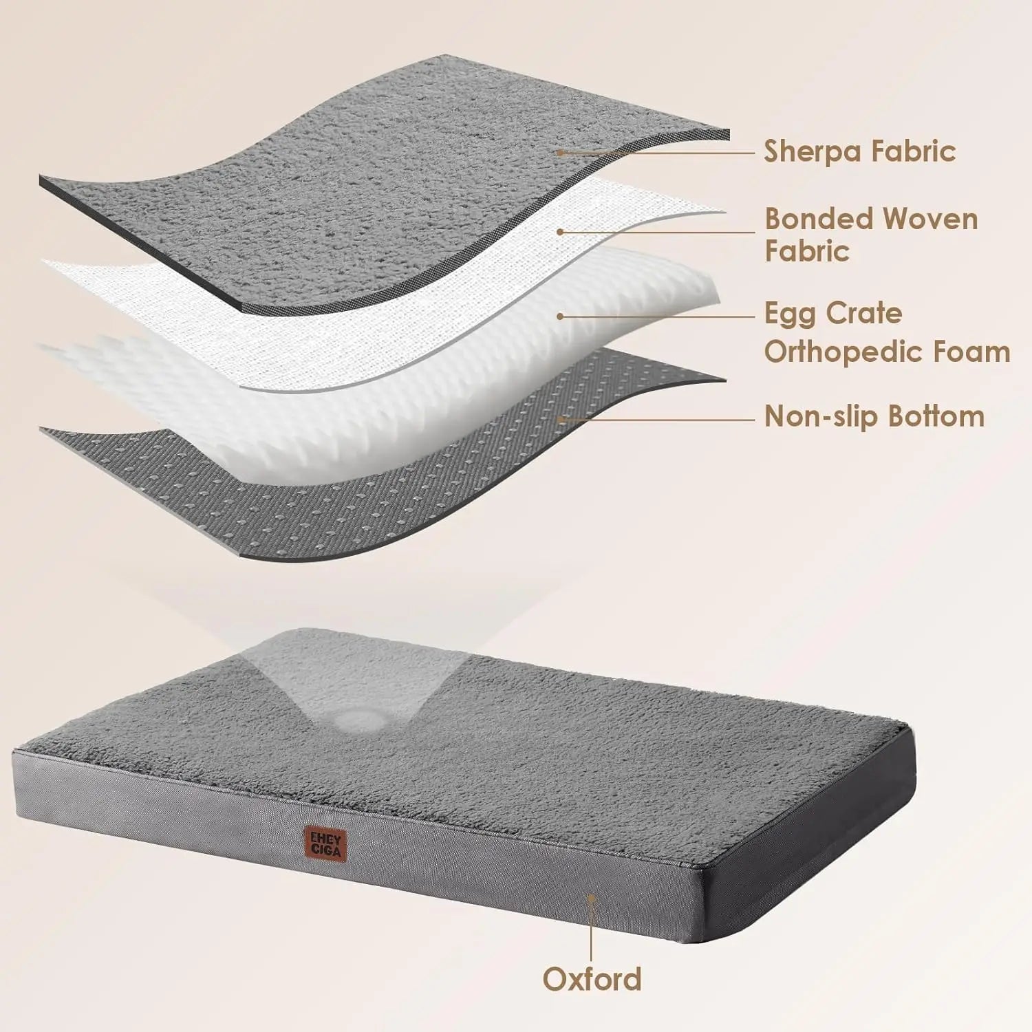 Canova ComfortRest Pro™ Orthopedic Memory Foam Dog Bed