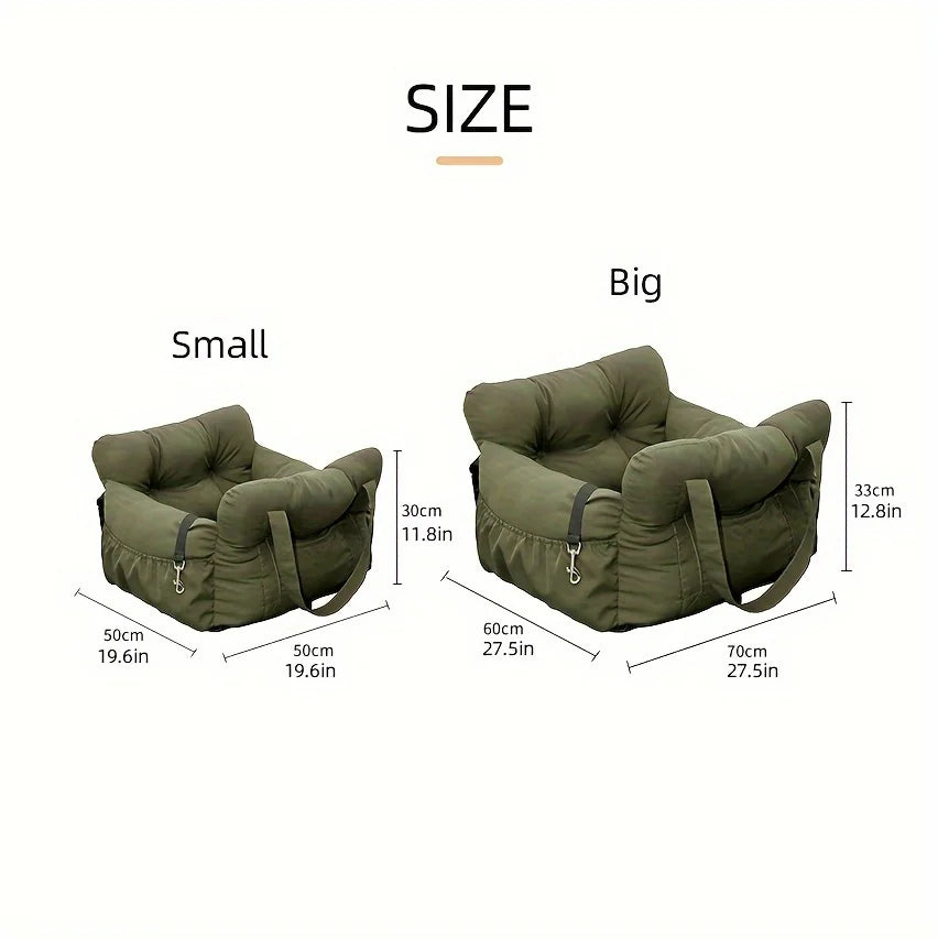 Canova ComfortNest™ Pet Booster Car Seat (All-Season Cushion)
