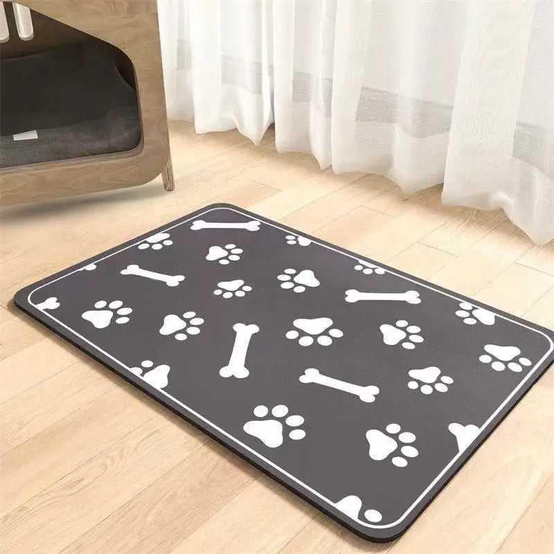 Canova CleanZone™ Absorbent Pet Feeding Mat (Waterproof Base)
