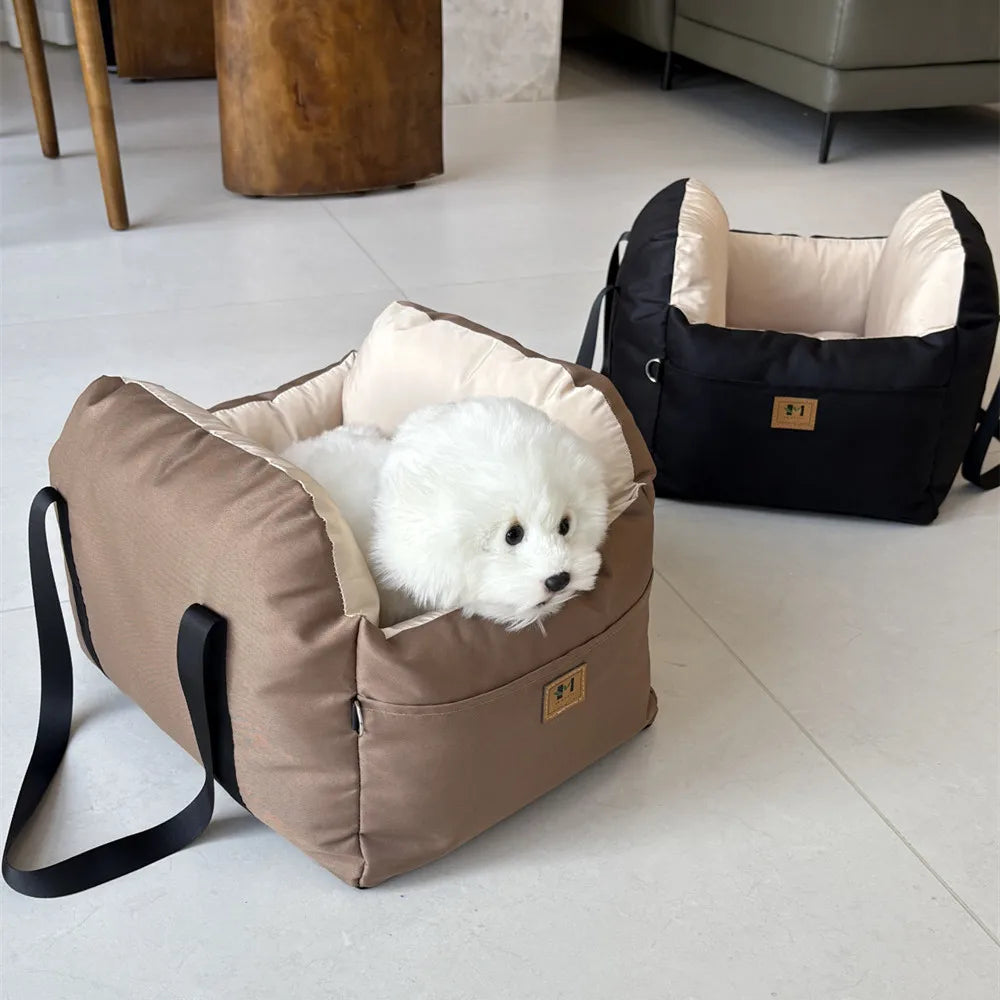 Canova SafeNest™ Dog Car Seat with Safety Belt for Small Dogs