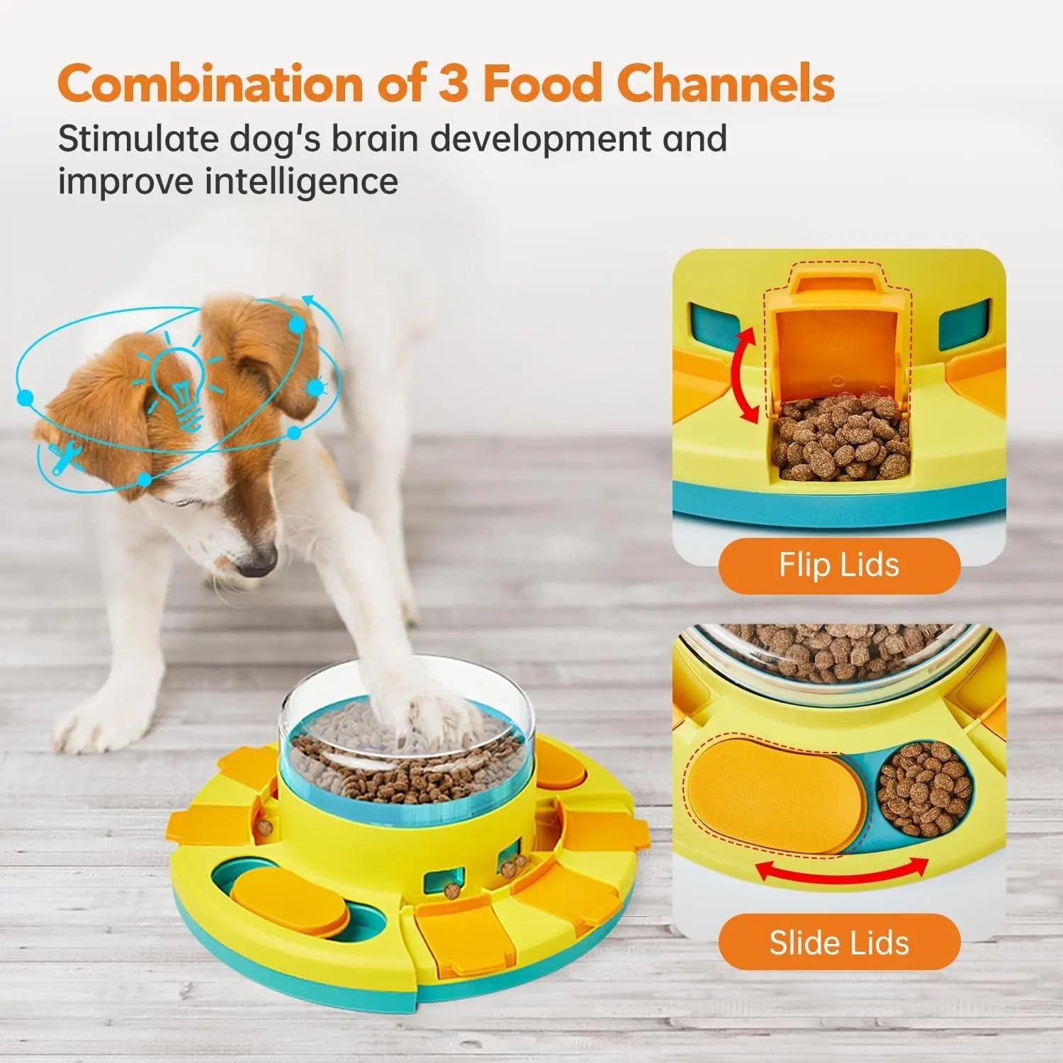 Canova MindPlay™ 2-Level Interactive Dog Puzzle Feeder