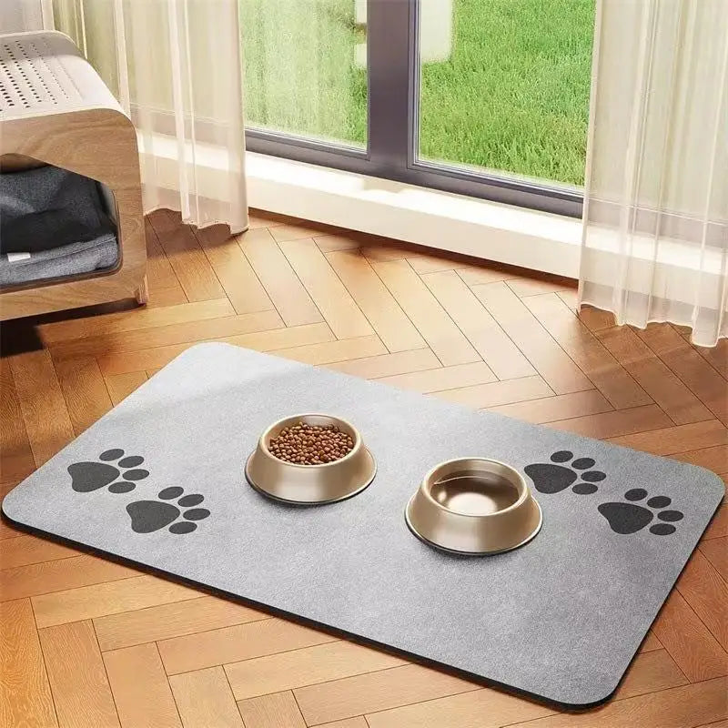Canova CleanZone™ Absorbent Pet Feeding Mat (Waterproof Base)