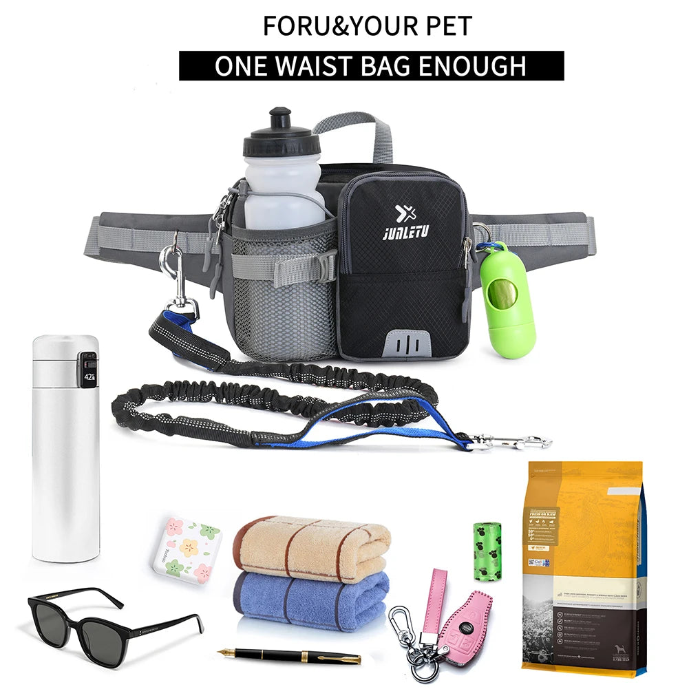 Canova ActiveWalk Pro™ Retractable Hands-Free Dog Leash & Waist Pack