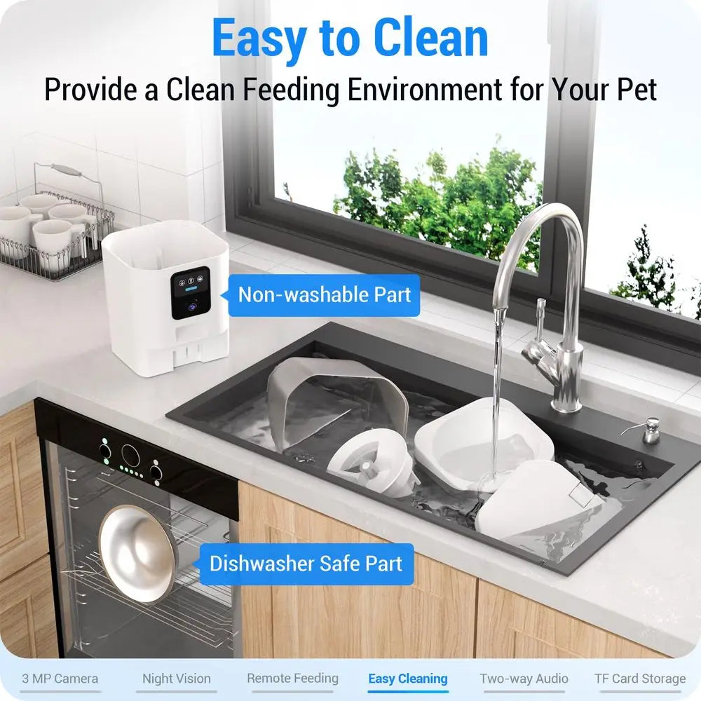 Canova SmartFeed Vision™ Automatic Pet Feeder (7L with HD Camera)