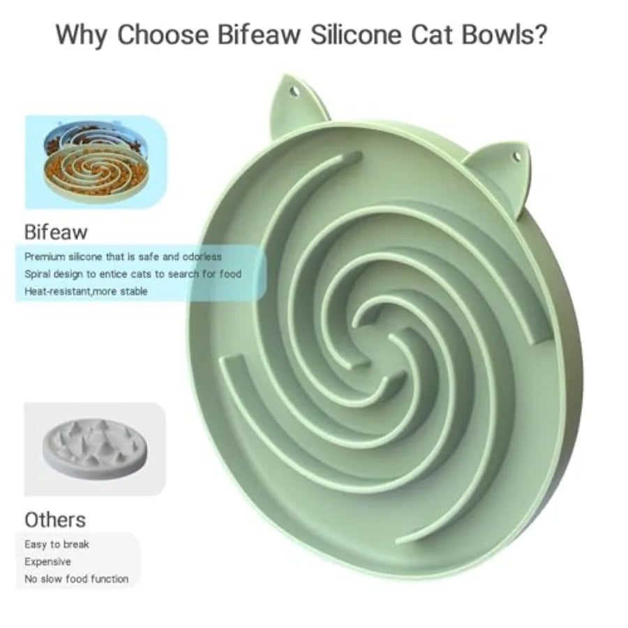Canova SoftSlow™ Silicone Cat Slow Feeder Bowl