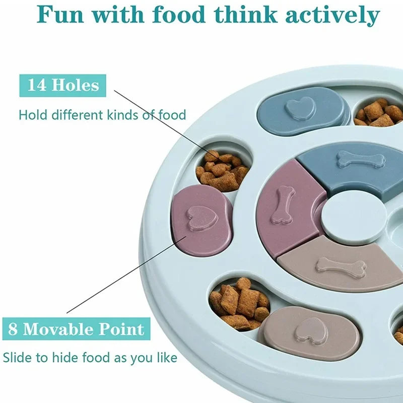 Canova SlowPace™ Dog Training Feeder Bowl & IQ Puzzle