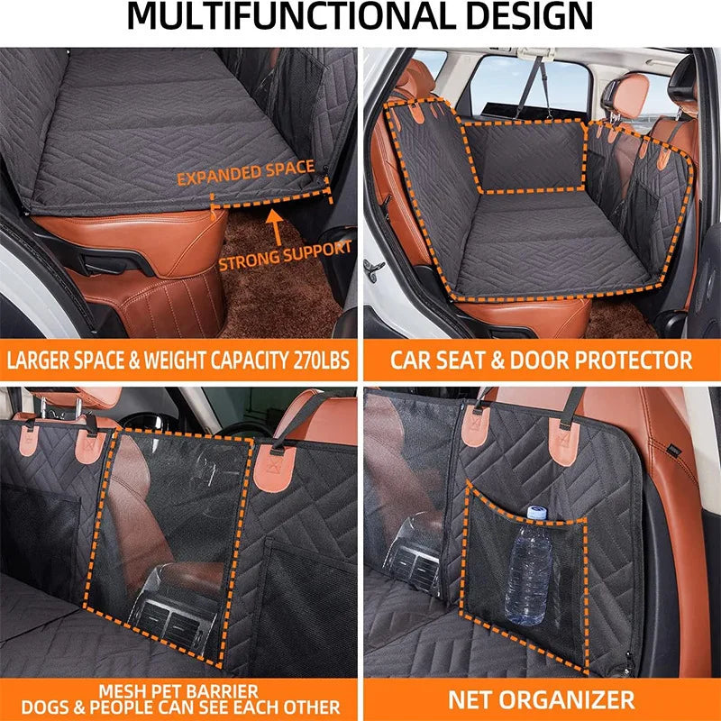 Canova TravelGuard™ Hard Base Dog Car Hammock & Seat Extender