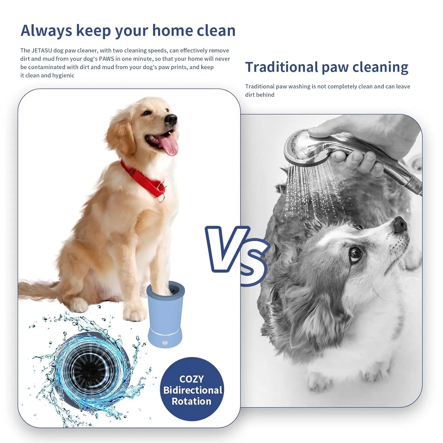 Canova CleanPaw Pro™ Automatic Pet Paw Cleaner (USB Rechargeable)
