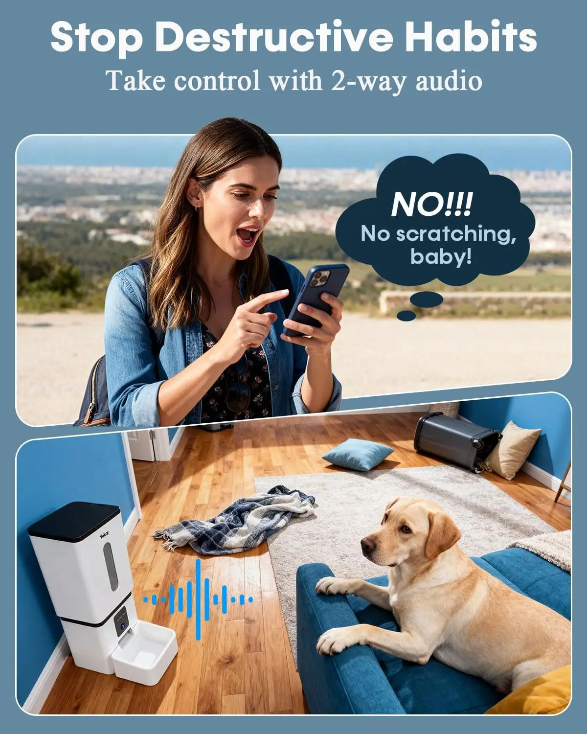 Canova SmartFeed Elite™ Automatic Pet Feeder with Camera (12L)