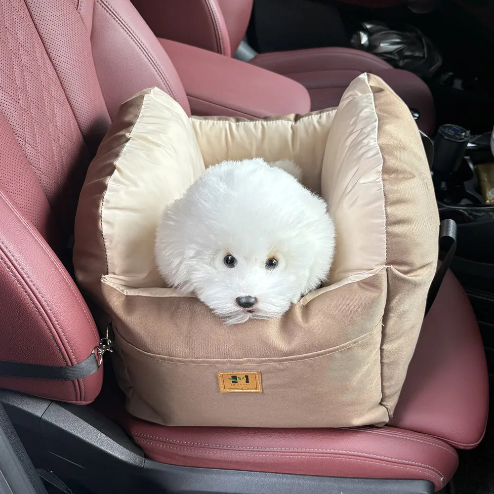 Canova SafeNest™ Dog Car Seat with Safety Belt for Small Dogs