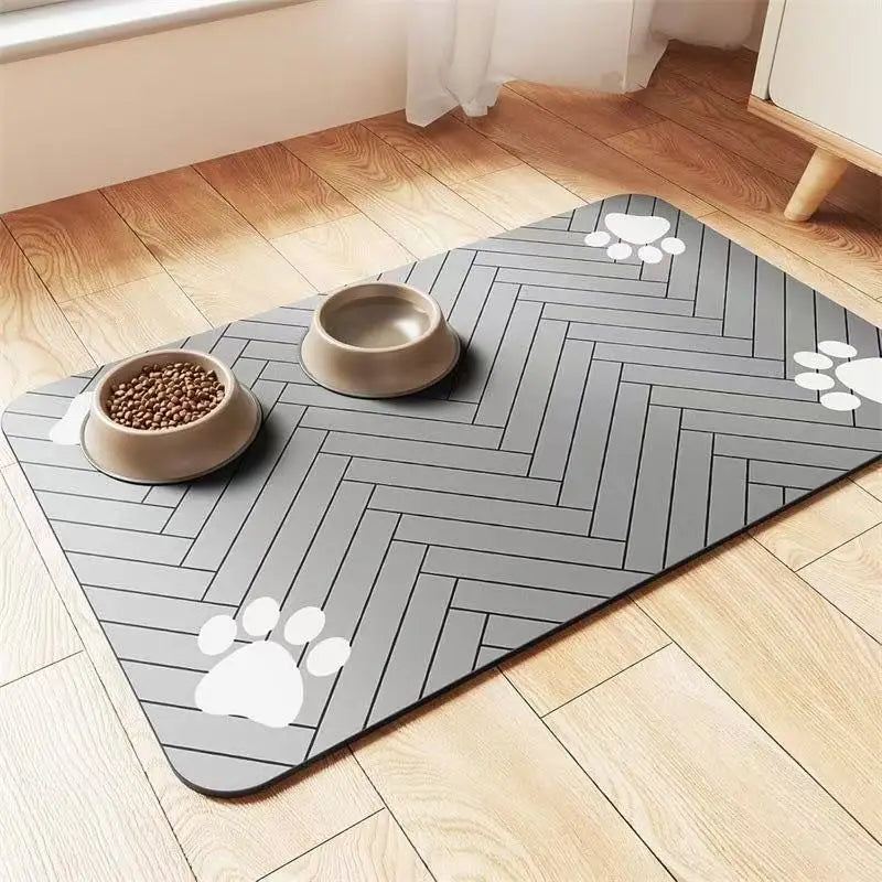 Canova CleanZone™ Absorbent Pet Feeding Mat (Waterproof Base)