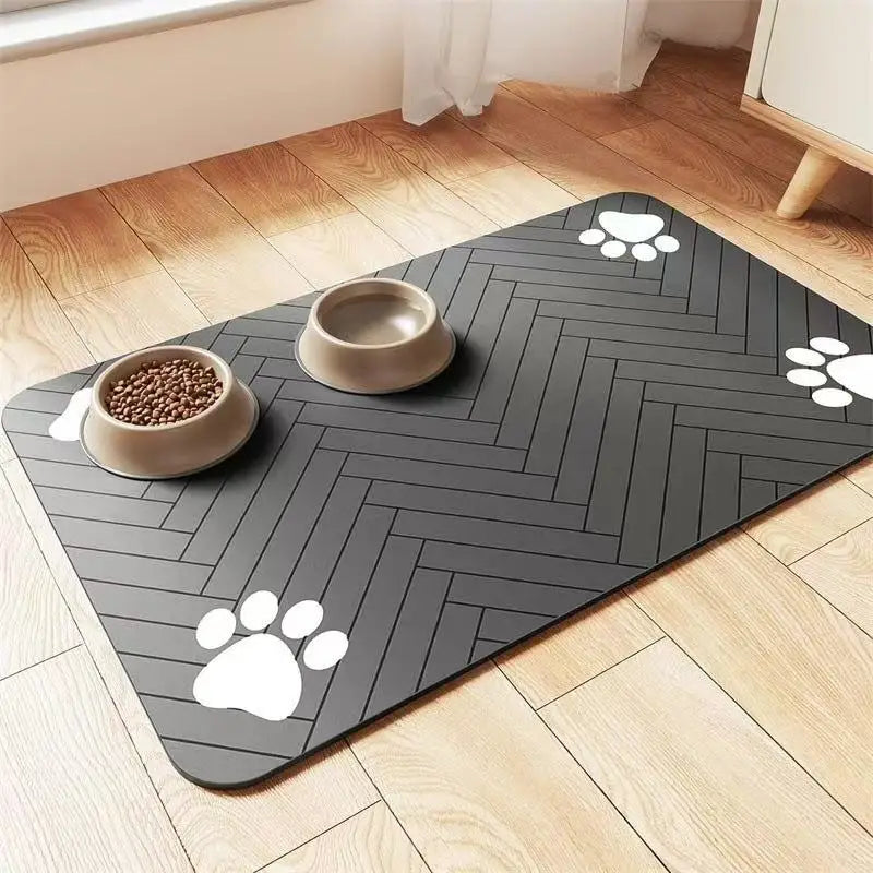Canova CleanZone™ Absorbent Pet Feeding Mat (Waterproof Base)