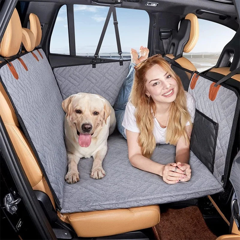 Canova TravelGuard™ Waterproof Dog Car Hammock (Hard Base Support)