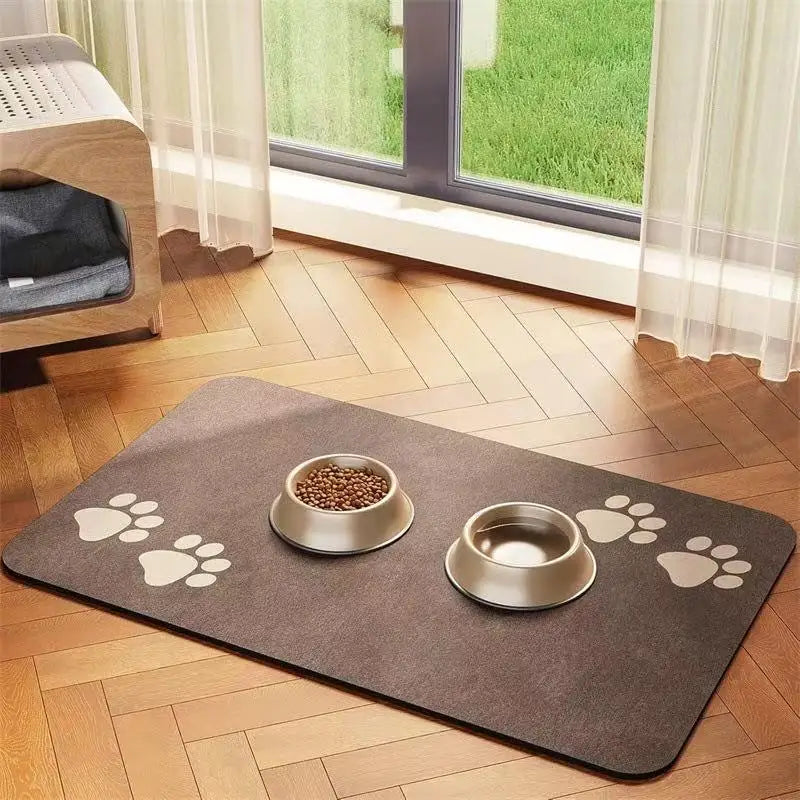 Canova CleanZone™ Absorbent Pet Feeding Mat (Waterproof Base)