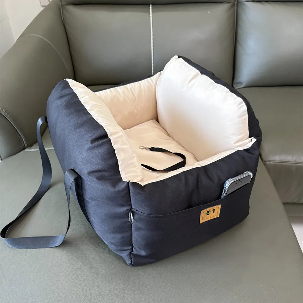 Canova SafeNest™ Dog Car Seat with Safety Belt for Small Dogs