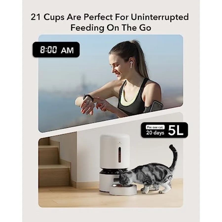 Canova SmartFeed™ Automatic Pet Feeder (5L Timed Dispenser)