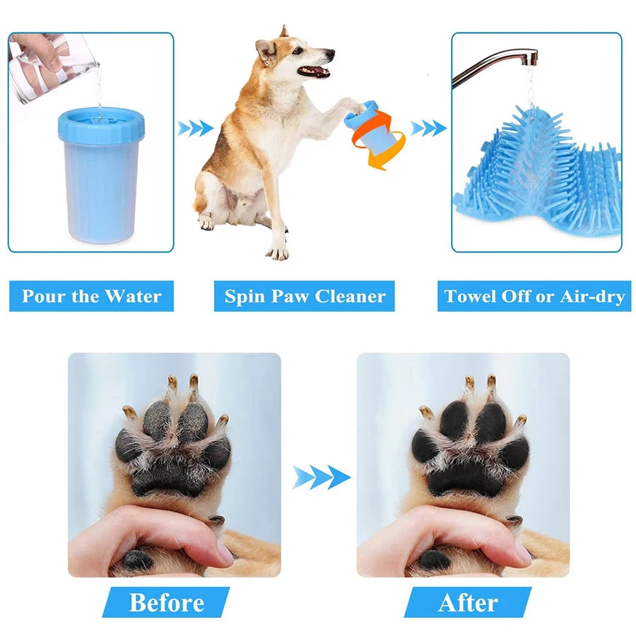 Canova CleanPaw™ Portable Pet Paw Cleaner Cup