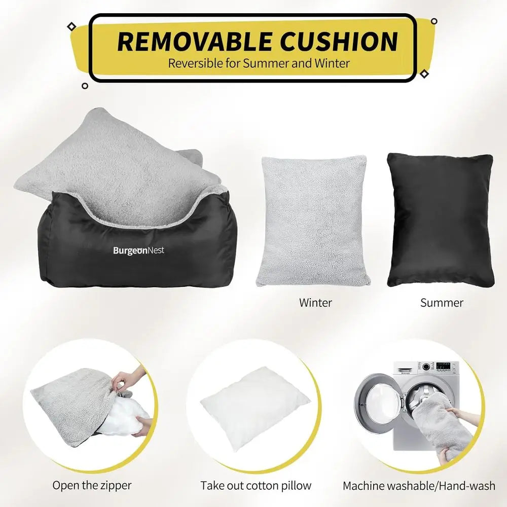 Canova TravelNest™ Portable Pet Car Seat (Detachable & Washable)