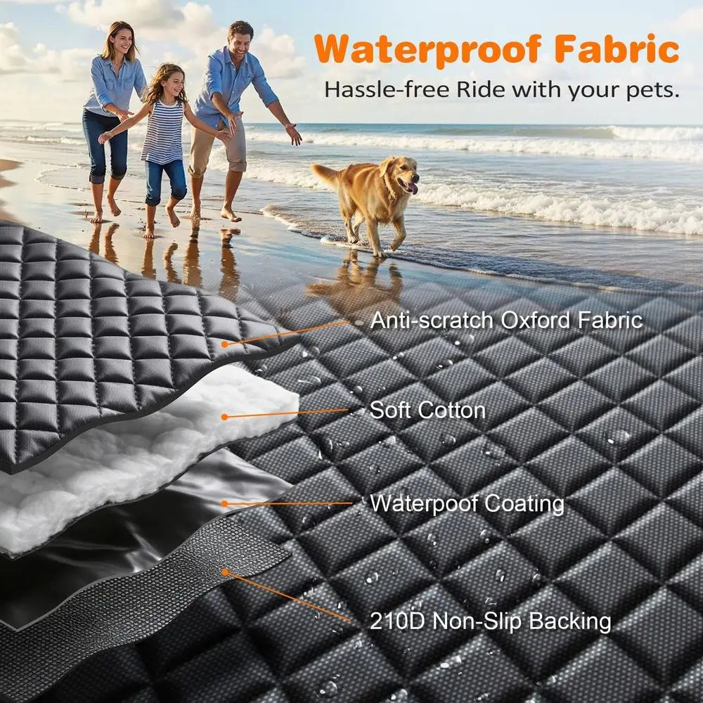 Canova ShieldCover™ 4-in-1 Waterproof Dog Car Seat Cover