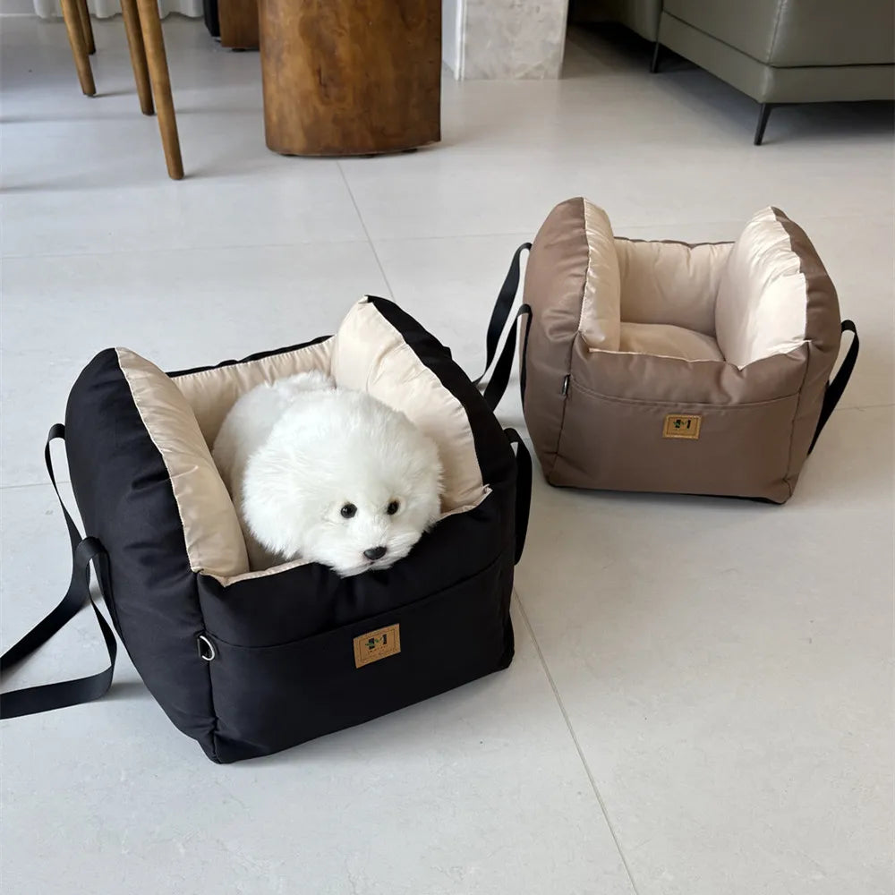 Canova SafeNest™ Dog Car Seat with Safety Belt for Small Dogs