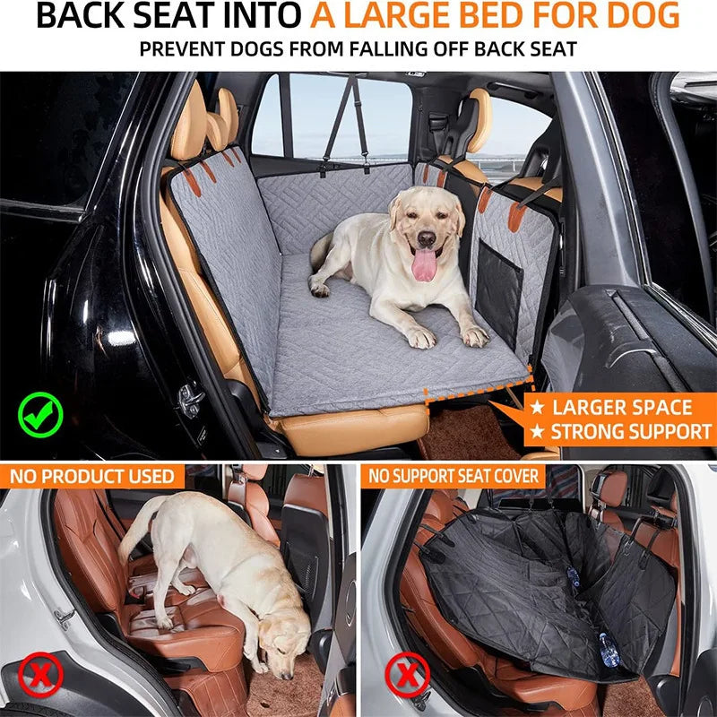 Canova TravelGuard™ Hard Base Dog Car Hammock & Seat Extender
