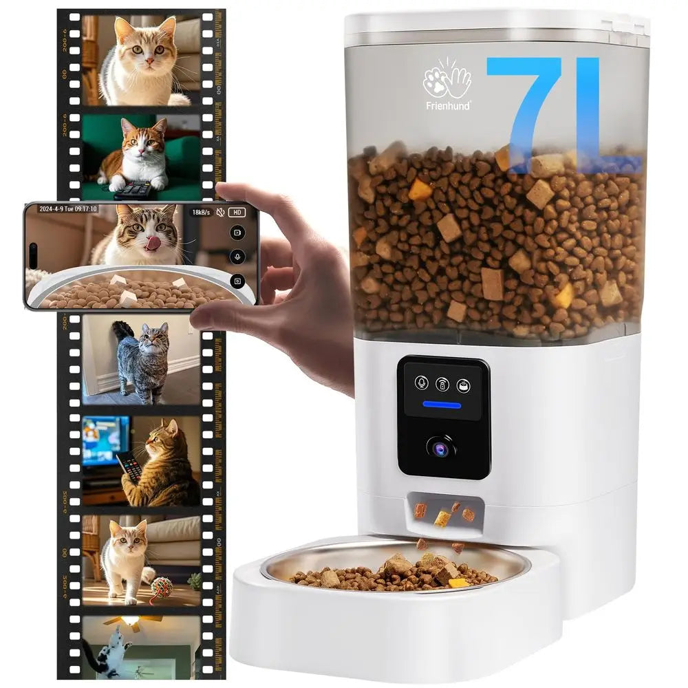 Canova SmartFeed Vision™ Automatic Pet Feeder (7L with HD Camera)