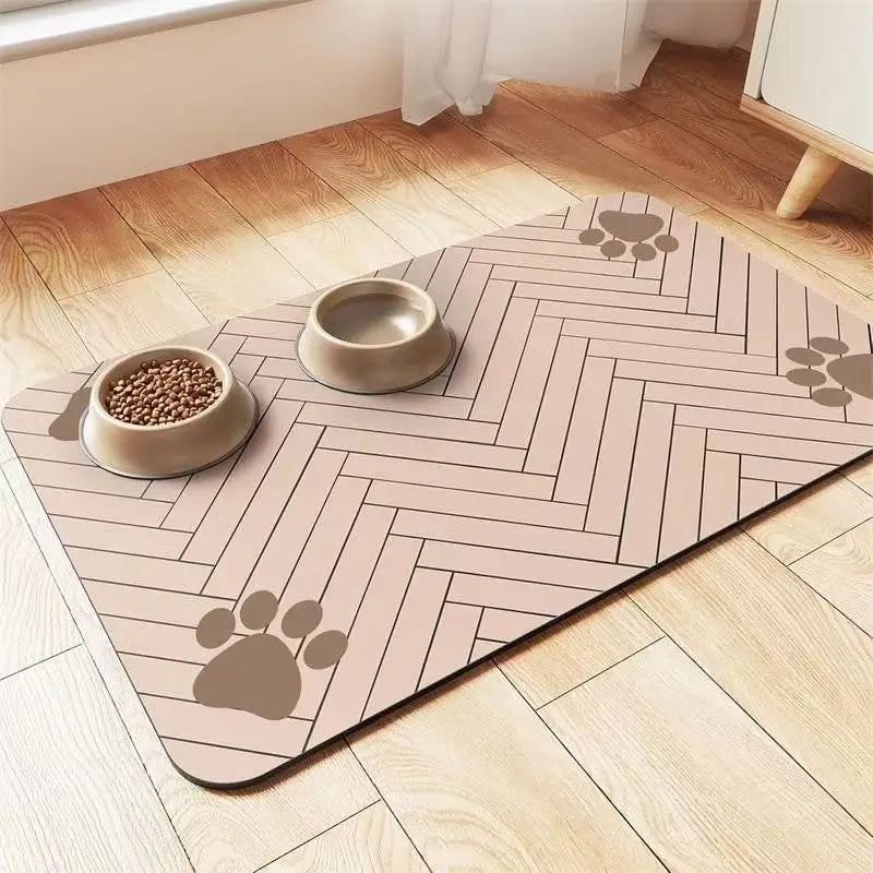 Canova CleanZone™ Absorbent Pet Feeding Mat (Waterproof Base)