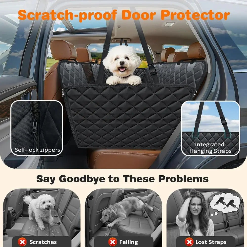 Canova ShieldCover™ 4-in-1 Waterproof Dog Car Seat Cover