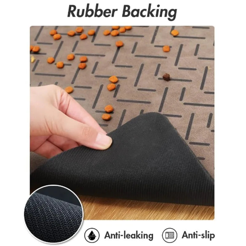 Canova CleanZone™ Absorbent Pet Feeding Mat (Waterproof Base)