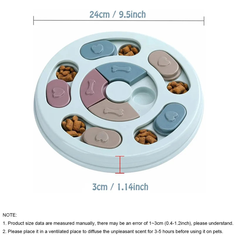 Canova SlowPace™ Dog Training Feeder Bowl & IQ Puzzle