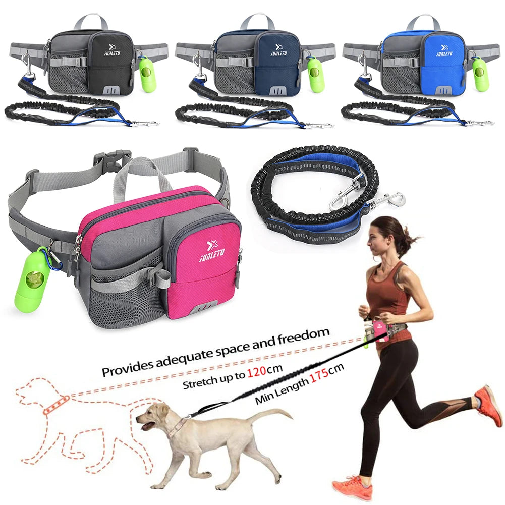 Canova ActiveWalk Pro™ Retractable Hands-Free Dog Leash & Waist Pack